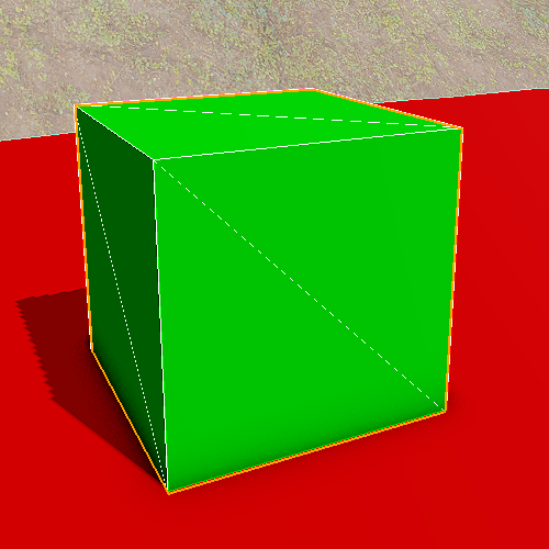 Orange Outline, White Physics